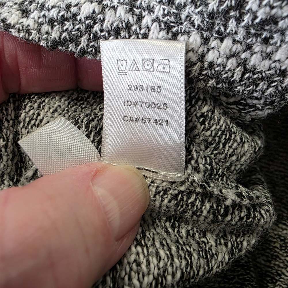 LOFT Marled Knit Pullover Sweater 3/4 Sleeve Crew Neck Women's Size M - Picture 8 of 9